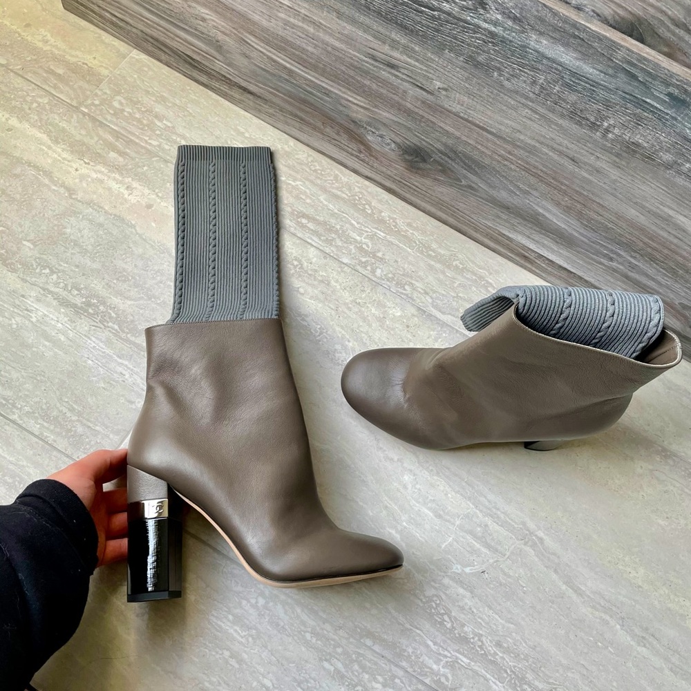 CHANEL SOCK BOOTS
